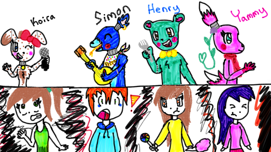 the old animal tronics for five nights at freddy s