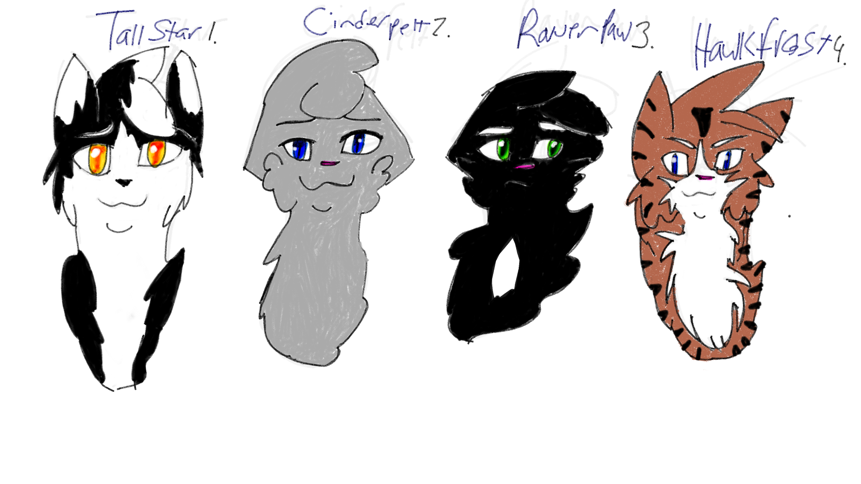 Warrior Cat Base Shaded Warrior Cat Base Shaded