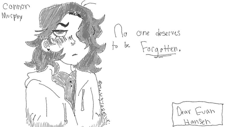 so i found this person s fanart of connor murphy from dear evan